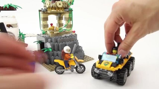 آموزش بازی با اسباب بازی های لگو (Lego City 60161 Jungle Exploration Site)