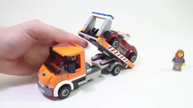 آموزش لگو بازی - ساخت یک کامیون حمل ماشین 60017