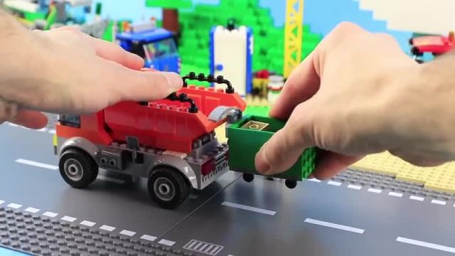 آموزش لگو اسباب بازی (LEGO CITY 60220 Garbage Truck)