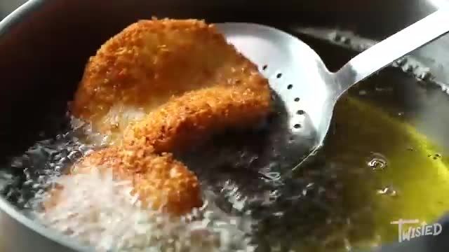 آموزش آشپزی - طرز تهیه مرغ سرخ شده تند با سس خانگی