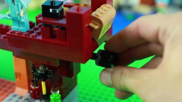 آموزش اسباب بازی لگو (LEGO MINECRAFT 21154 The Blaze Bridge)