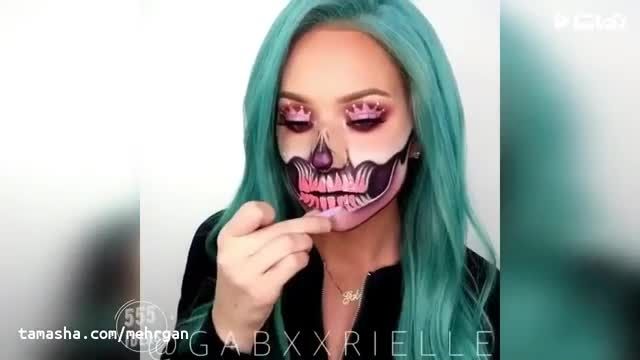 آرایش صورت - 15 تا از گریم های عجیب هالووینی 2019