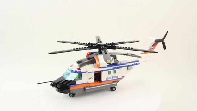 آموزش بازی با اسباب بازی های لگو (Lego City 60166 Heavy-Duty Rescue Helicopter)