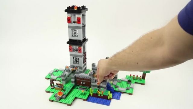آموزش ساخت سریع اسباب بازی لگو (Lego Minecraft 21127 The Fortress B-model)