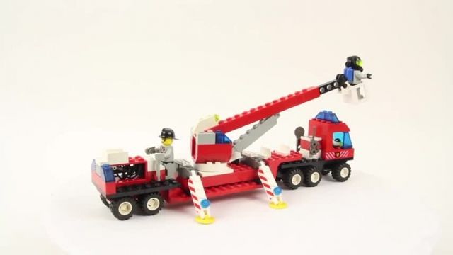 آموزش اسباب بازی های فکری لگو Lego - Back To History - 6477 Fire Fighters' Lift 