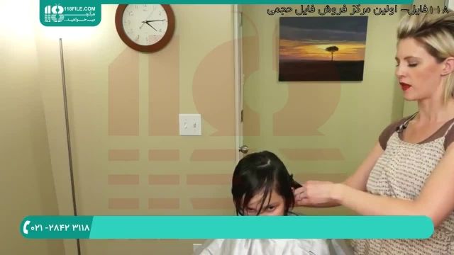آموزش کوتاه کردن مو با قیچی 28423118-021