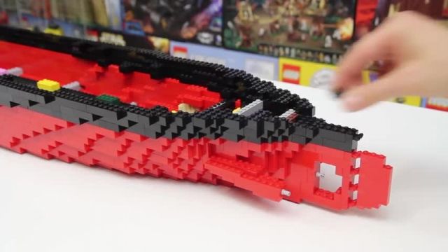 آموزش ساخت و ساز با لگو (Lego Moc Titanic 2,4 m long - 11.000 pcs - Part 04)