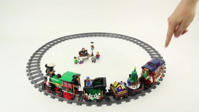 آموزش ساخت سریع اسباب بازی لگو (Lego 10254 Winter Holiday Train)