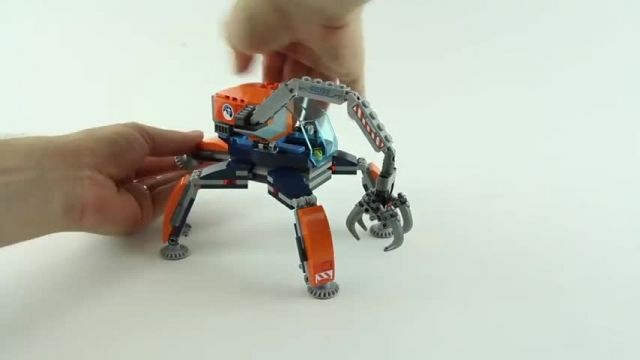 آموزش لگو اسباب بازی (Lego City 60192 Arctic Ice Crawler)
