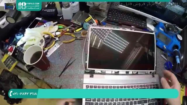 آموزش تعمیر لولای لپ تاپ acer
