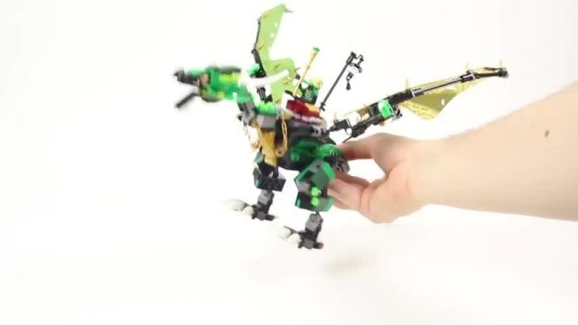 آموزش ساخت و ساز لگو (Lego Ninjago 70593 The Green NRG Dragon)