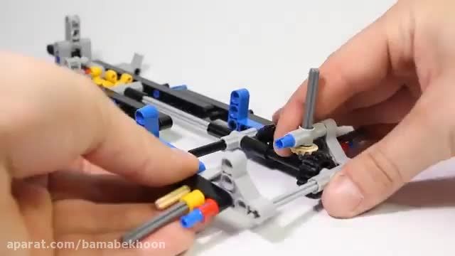 آموزش لگو بازی -لگو تکنیک - ساخت یک ماشین (Hot Rod)