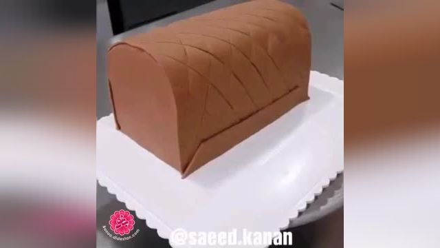 دستور آماده کردن - تزیین کیک به شکل کیف