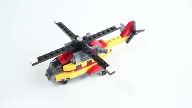 آموزش ساخت لگو - هلیکوپتر حمل بار 31029