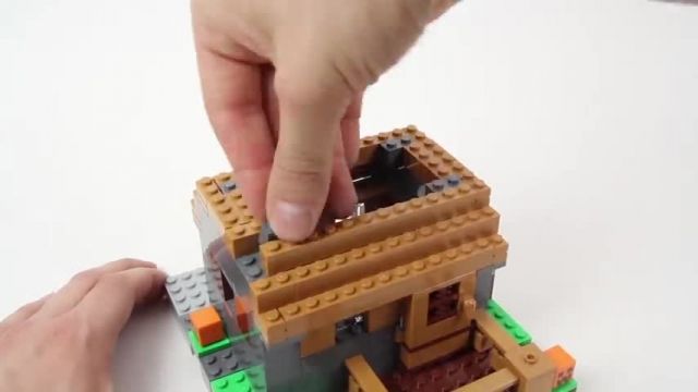 آموزش ساخت و ساز لگو (Lego Minecraft 21128 The Village)