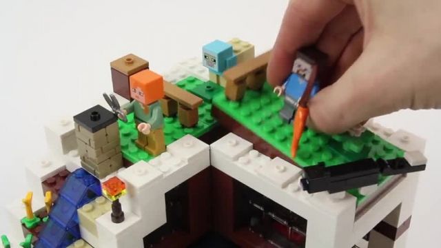 آموزش اسباب بازی های لگو (Lego Minecraft 21134 The Waterfall Base)