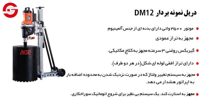 سوراخکاری در دیوار و سازه های بتنی با  دریل  کرگیر تایوانی 