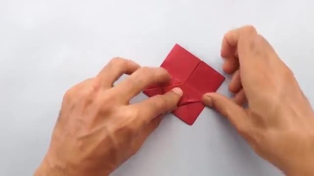 ویدیو آموزش کاردستی اوریگامی پاپیون ساده و سریع 