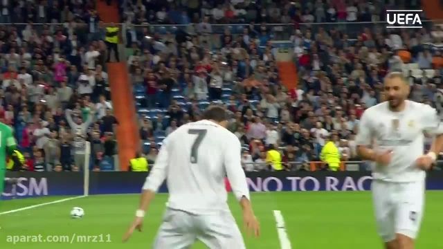 دانلود ویدئو منتشر شده یوفا از هتریک های کریستیانو رونالدو در لیگ قهرمانان اروپا