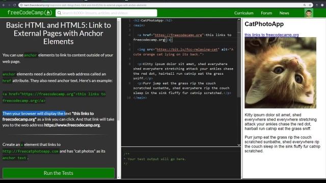 آموزش کامل مبانی html5 - لینک کردن به صفحات اکسترنال با عناصر ANCHOR 