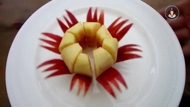 ویدیو آموزشی ترفندهای شگفت انگیز میوه آرایی با سیب را در چند دقیقه ببینید
