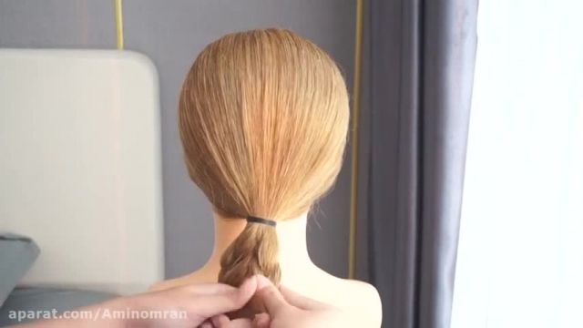 ویدیو آموزشی جدید شنیون تخصصی مو ها مخصوص عروسی ها فقط در چند دقیقه