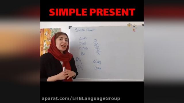 ویدیو آموزش گرامر انگلیسی - همه چیز درباره حال ساده - قسمت دوم