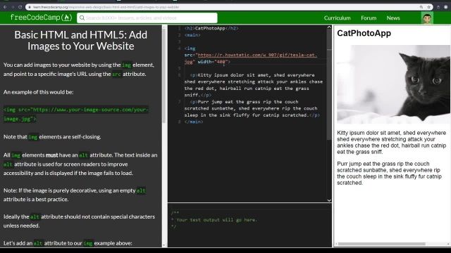 آموزش کامل مبانی html5 -افزودن تصاویر به وبسایت 