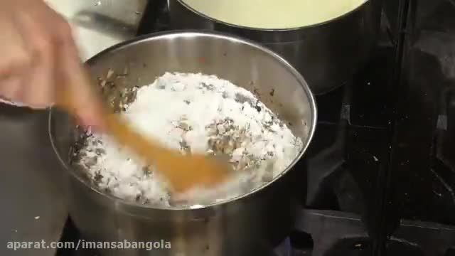 آموزش ویدیویی روش پخت سوپ قارچ