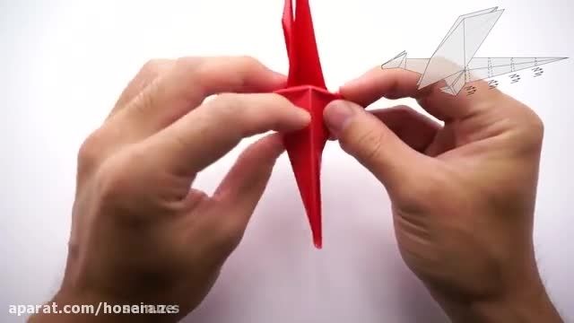آموزش ویدیویی کاردستی اوریگامی اژدهای سخت در چند دقیقه