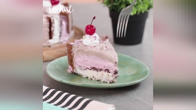 آموزش ویدیویی روش درست کردن کیک موز شکلاتی