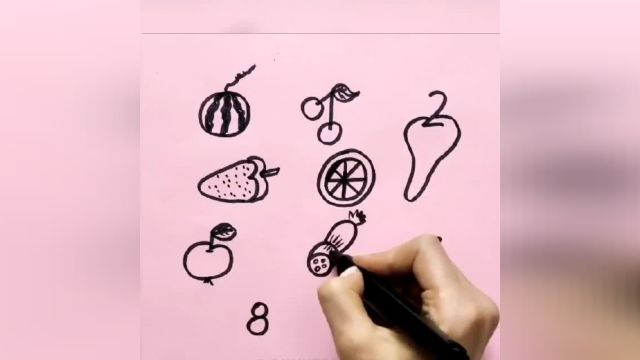 آموزش ویدیویی نقاشی با اعداد ساده