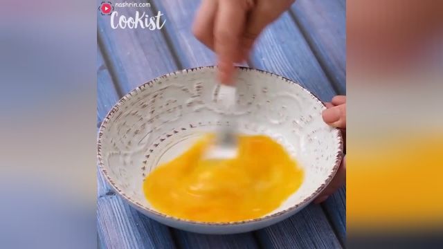 آموزش ویدیویی روش پخت کتلت بادمجان