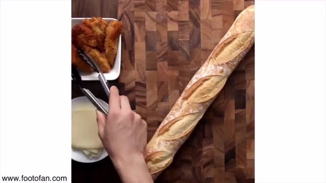 آموزش ویدیویی روش تهیه نان سیر با سینه مرغ