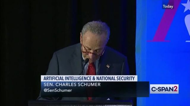 کنفرانس کمسیون امنیت ملی در خصوص هوش مصنوعی - نکات سناتور شومر