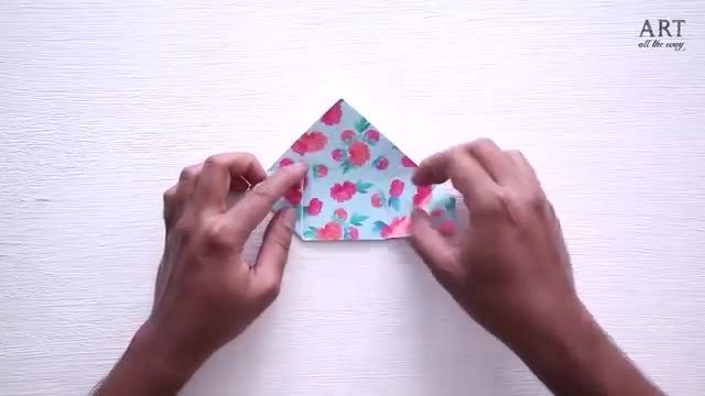 ویدیو آموزشی کاردستی اوریگامی کیف مینیاتوری زیبا