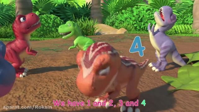دانلود انیمیشن کودکانه کوکو ملون- این داستان : ترانه 10 دایناسور کوچک