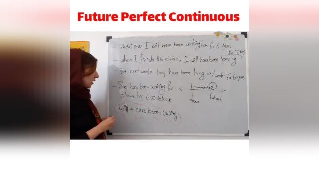 ویدیو آموزش گرامر انگلیسی - (future perfect continuous) زمان آینده کامل استمراری