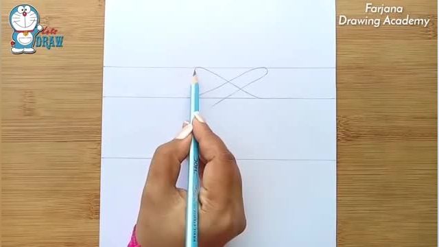 آموزش گام به گام طراحی با مداد برای مبتدیان ( نماد عشق )