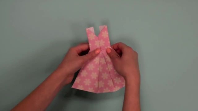 ویدیو آموزشی هنری اوریگامی لباس گل گلی دخترانه خوشگل و جذاب 