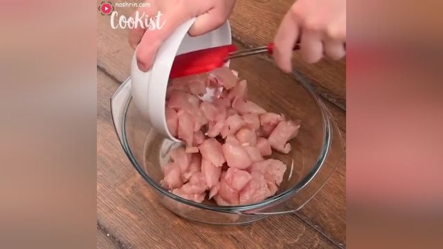 آموزش ویدیویی روش پخت کیک مرغ