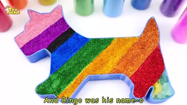 ساخت سگ رنگین کمانی با اسلایم
