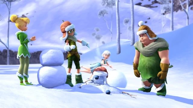 دانلود انیمیشن کودکانه تینکربل - این داستان : نحوه ساختن ادم برفی