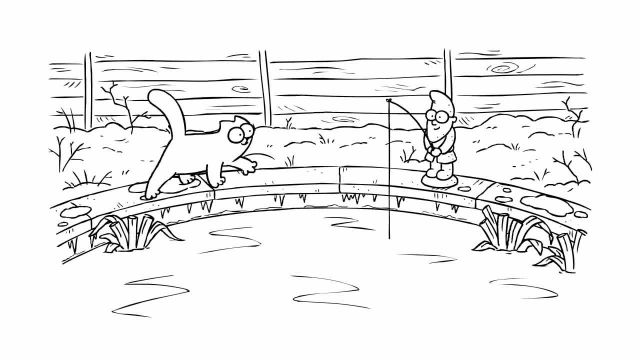 دانلود کارتون گربه سایمون - این داستان "ماهیگیری"