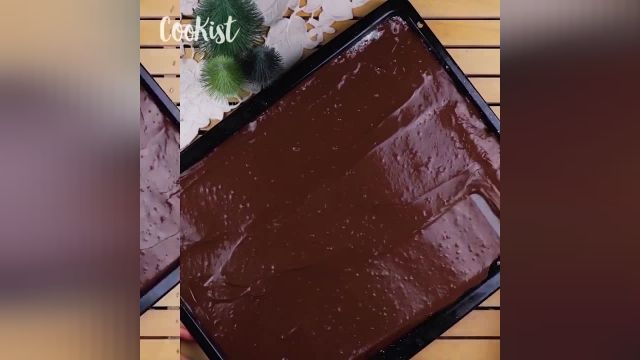 آموزش ویدیویی روش درست کردن کیک شکلات و نارگیل
