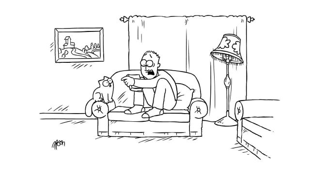 دانلود کارتون گربه سایمون - این داستان "پا ترسناک"