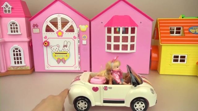 کارتون عروسک بازی دختر کوچولو - پیک نیک با ماشین