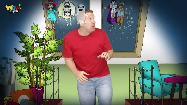 دانلود انیمیشن آموزش زبان انگلیسی استیو و مگی-این داستان : ترفند های هالووین