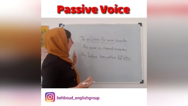 ویدیو آموزش گرامر انگلیسی - passive voice - قسمت 1