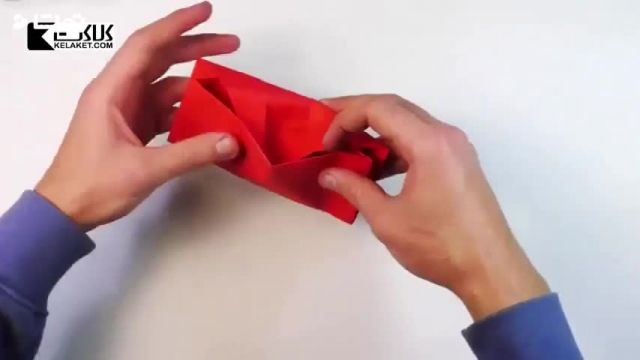 ویدیو آموزشی کاردستی اوریگامی کیف پول سه بعدی مردانه 